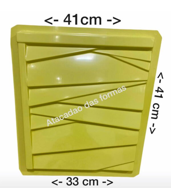 Forma Vaso Montreal Ripado 41x41 Ref. 206