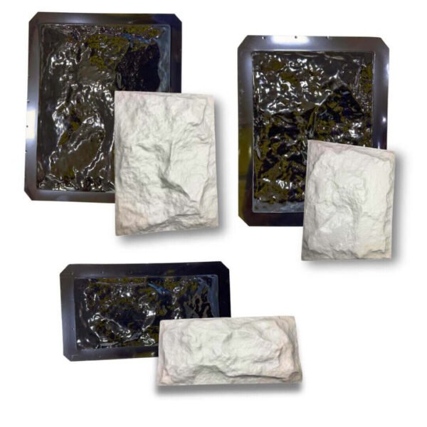 Kit 3 Formas Pedras Natural P,M,G Ref. 104