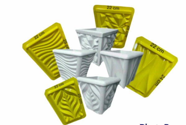 Kit 4 Vasos Diversos 24x22cm Ref. KIT09