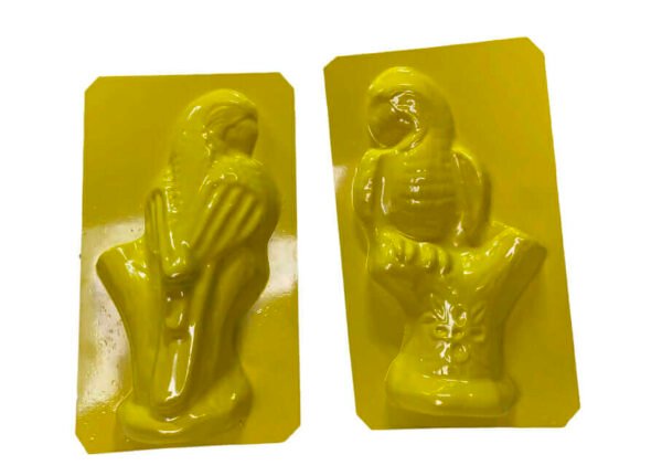 Kit 2 Formas Arara no Tronco de Madeira 41x21 cm Ref. 1043