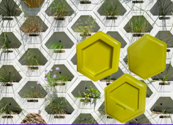 Kit 3 Formas Cobogó Jardim Suspenso 40x40cm Ref. 520